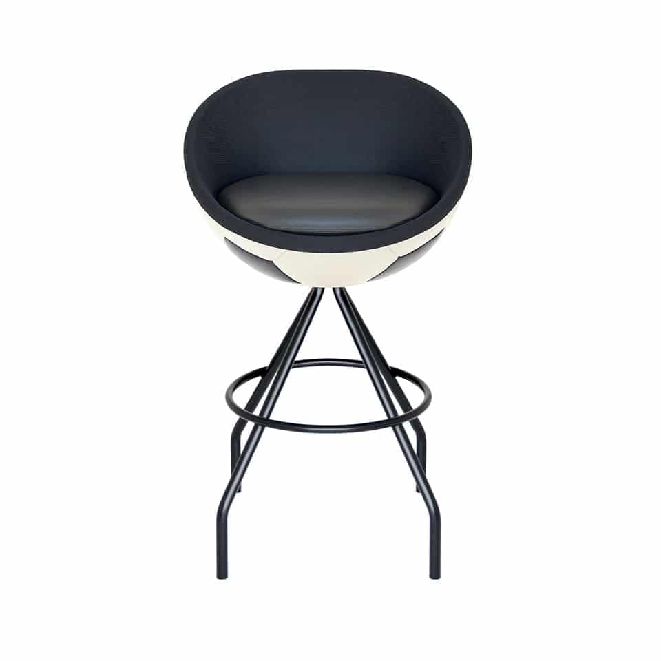 fussball barhocker lento lillus hattrick echtleder classic 1