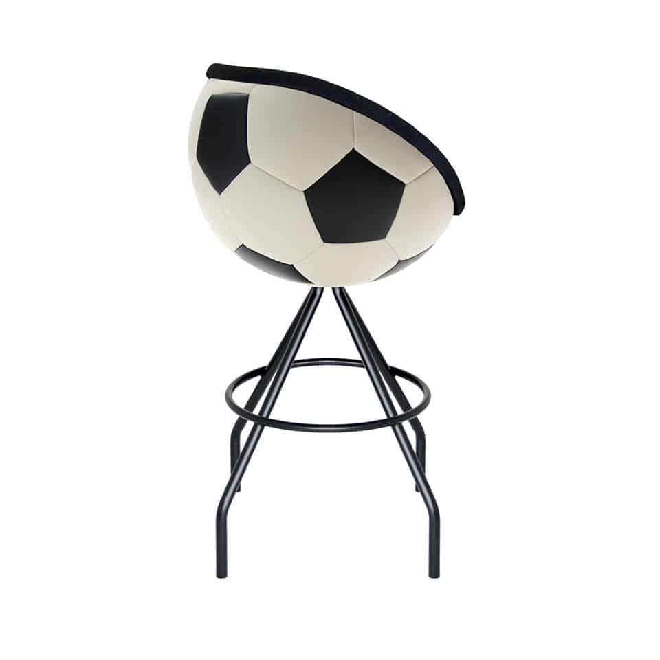 fussball barhocker lento lillus hattrick echtleder classic 4