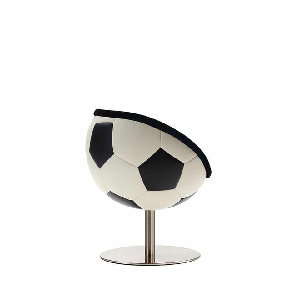fussball dinnerstuhl dinnersessel stuhl lento lillus hattrick echtleder classic 4