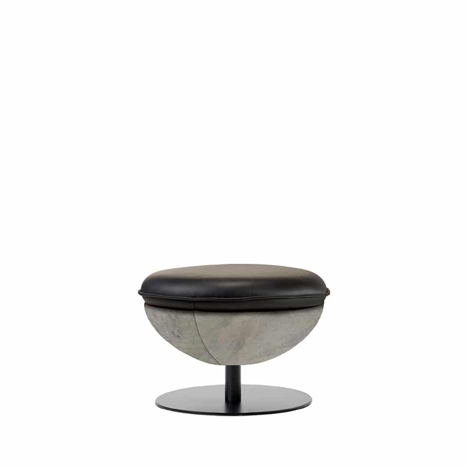 fussball hocker lento lillus hattrick echtleder vintage 1