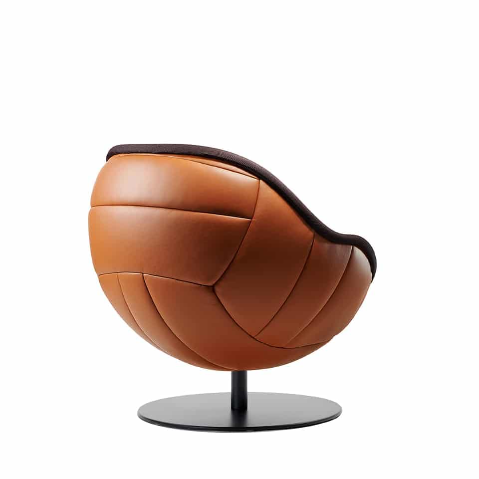 fussball lounge sessel stuhl lento lillus wembley echtleder classic 3