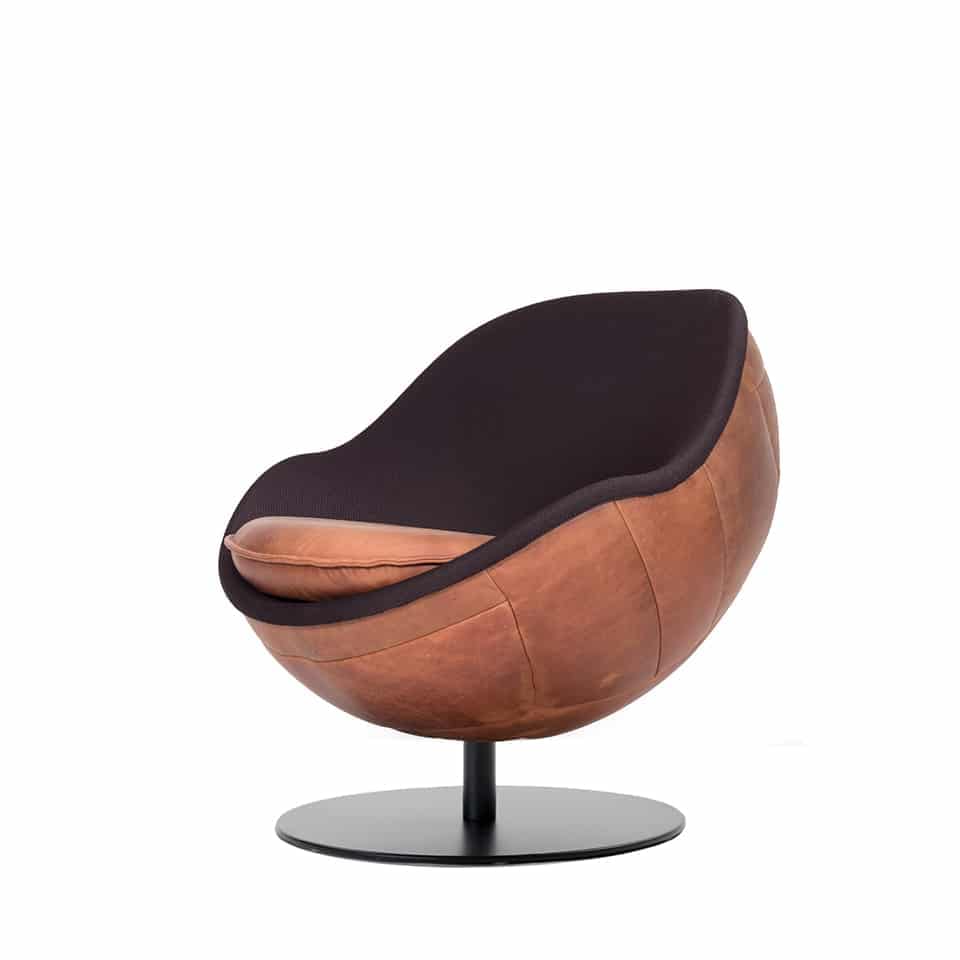 fussball lounge sessel stuhl lento lillus wembley echtleder vintage 3