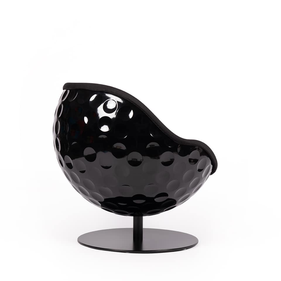 lillus eagle golf sessel loungesessel schwarz detail 8