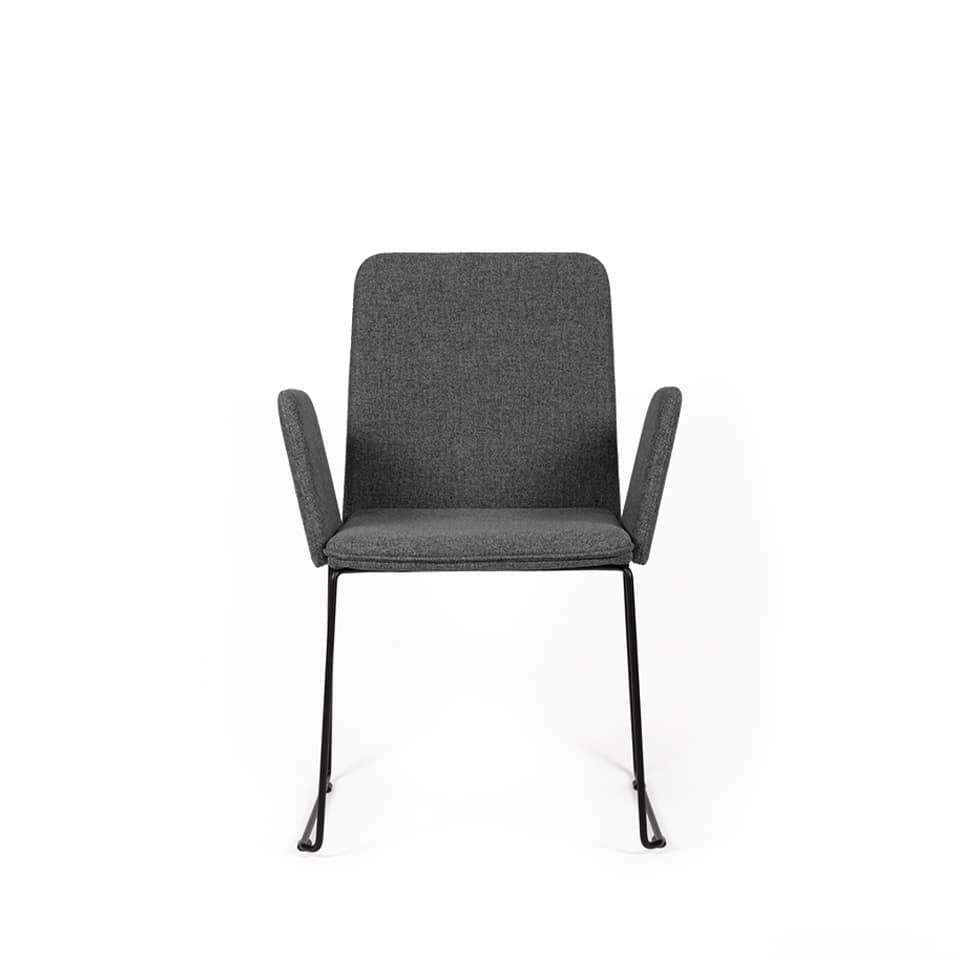sitting smart z lento kufenstuhl armlehne graphite front