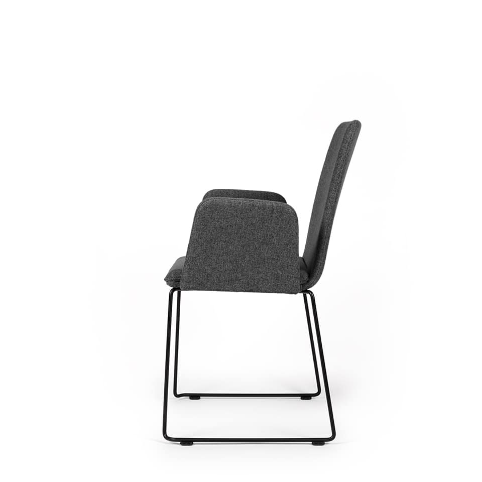sitting smart z lento kufenstuhl armlehne graphite seit1