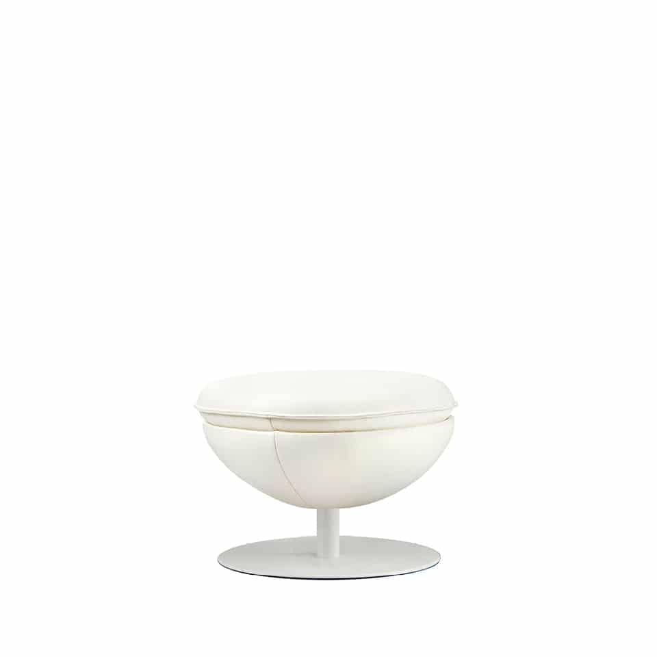 image of a lillus foot stool golf stool round stool white in golf eagle design sports furniture in germany