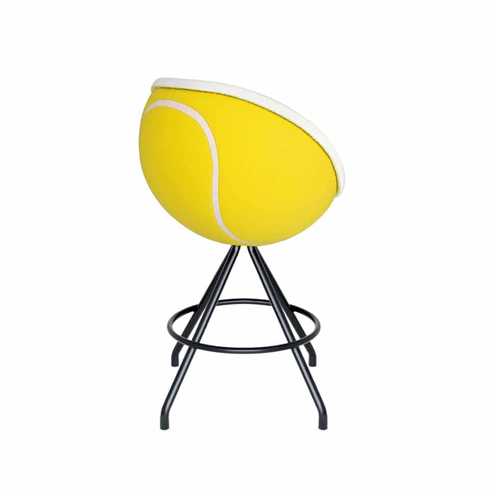 image of a lillus counter stool bar stool by lento tennis chair ball chair ball seat lounge chair round chair bowl chair iconic sports furniture for gastronomy sports management sports service