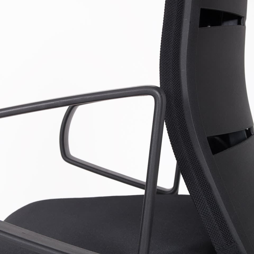 lento agilis matrix ergonomischer Bürostuhl Modellnr. MT10 mit Netzrücken, Farbe 8033, schwarz